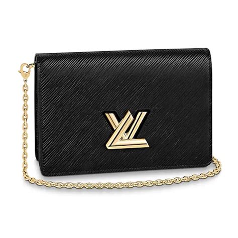 Louis Vuitton Louis Vuitton Twist Belt Chain Wallet In Black Epi .